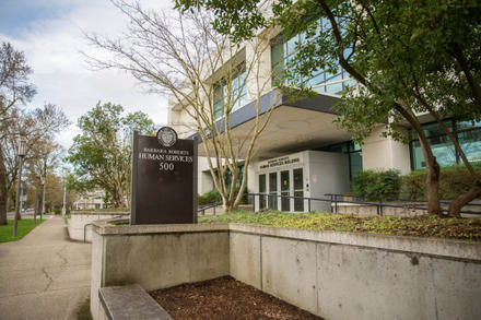 The Oregon Department of Human Services building in Salem, Ore. Bradley W. Parks/OPB