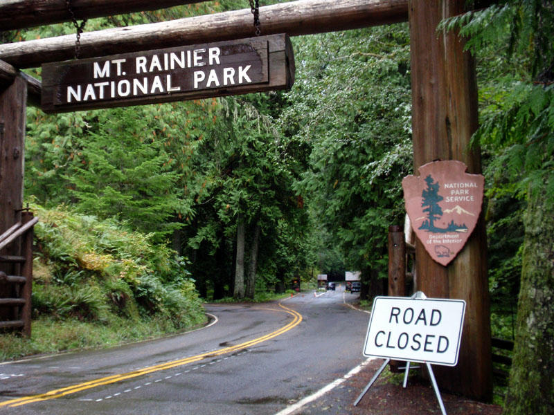 File photo. Mount Rainier National Park was closed for 16 days in October 2013 during a government shutdown. TOM BANSE / NORTHWEST NEWS NETWORK