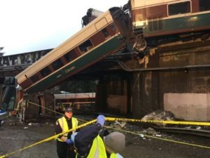 Amtrak train derailment onto Interstate 5 - Picture 2