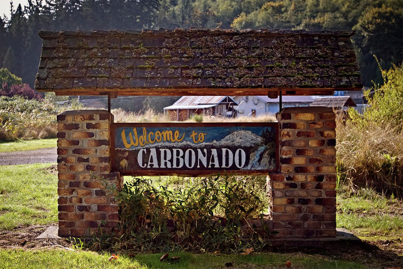Carbonado, Washington sign