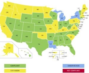 REAL ID Compliance Map