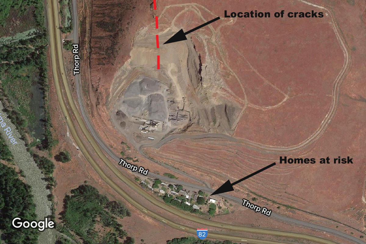 Rattlesnake Ridge Risk Map - Google Maps