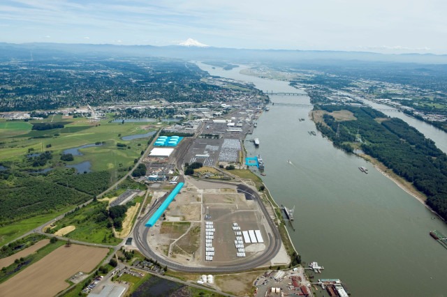 Vancouver Energy’s proposed facility at Terminal 5 at the Port of Vancouver.