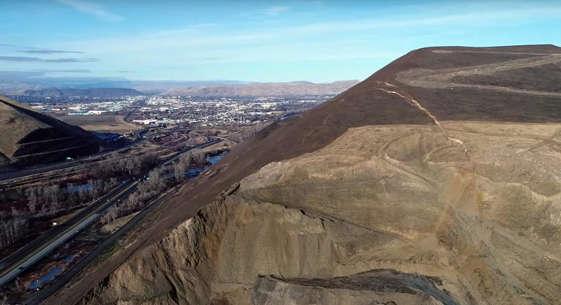 Rattlesnake Ridge in Union Gap south of Yakima, Washington