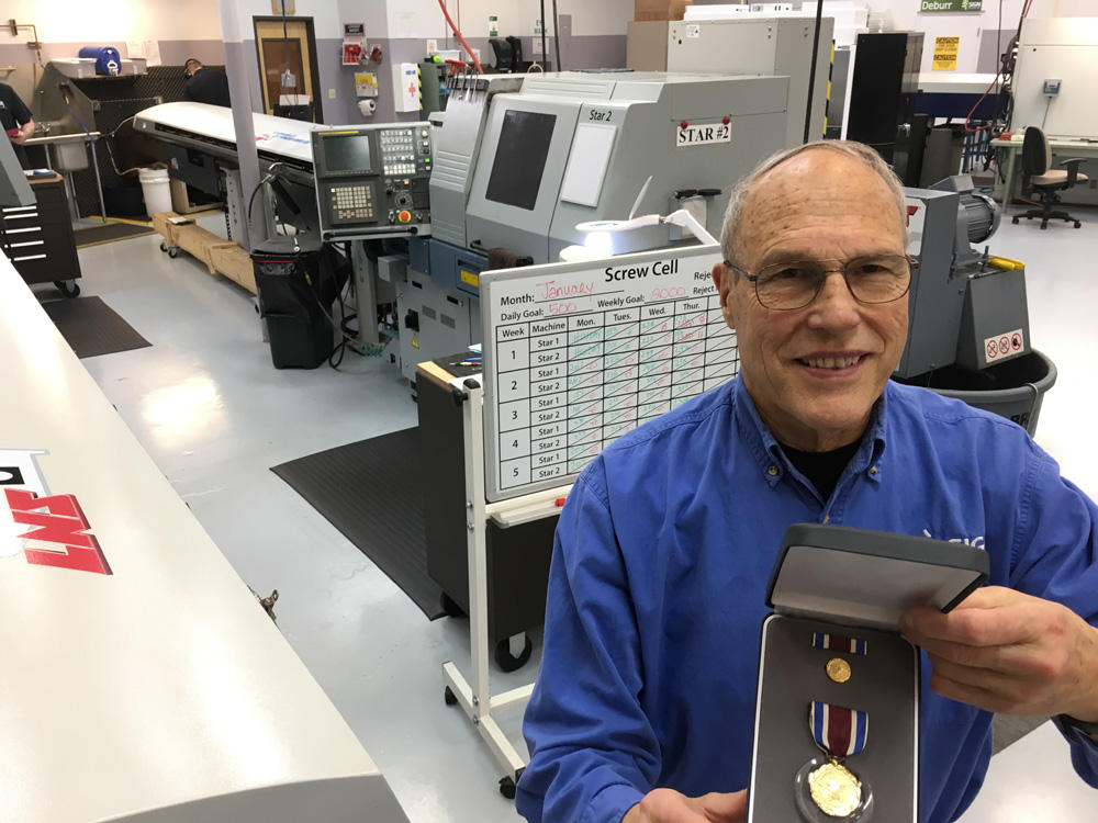 Lew Zirkle, founder of SIGN Fracture Care in Richland, Washington, will receive the U.S. Department of Defense Medal for Distinguished Public Service by Secretary James Mattis later this month. CREDIT: ANNA KING