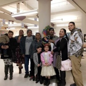 Erica Thompson, second from right, with her family. Courtesy Erica Thompson