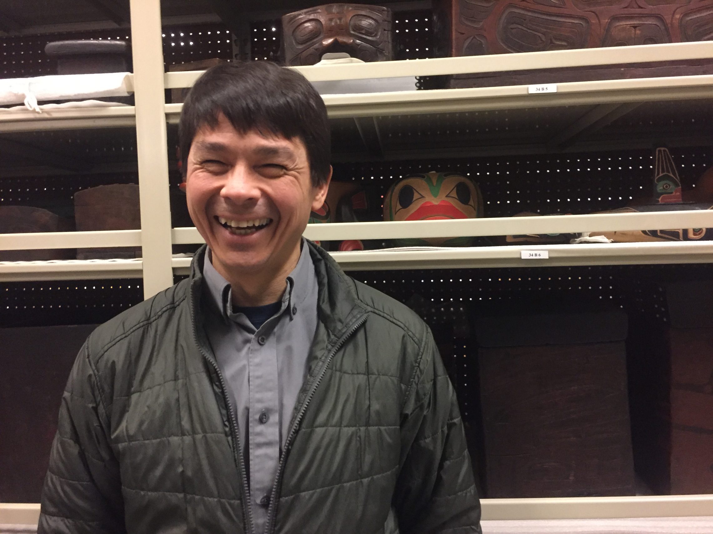 Sven Haakanson, the curator of North American Anthropology at the Burke Museum, says he wants exhibits at the new museum to speak to the resiliency of North America's Native people.