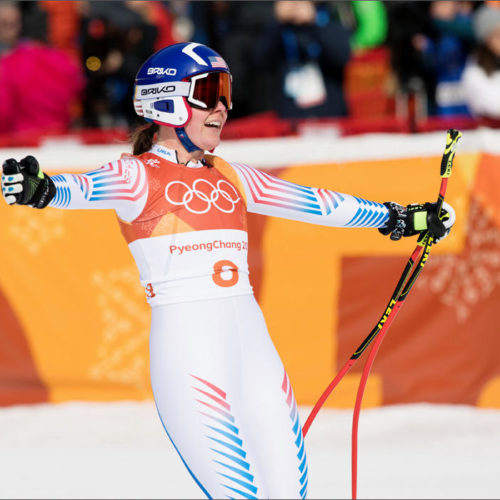 Western Washington University student Breezy Johnson competed at the 2018 Winter Olympics in women's downhill and Super-G. CREDIT: SARAH BRUNSON / U.S SKI & SNOWBOARD