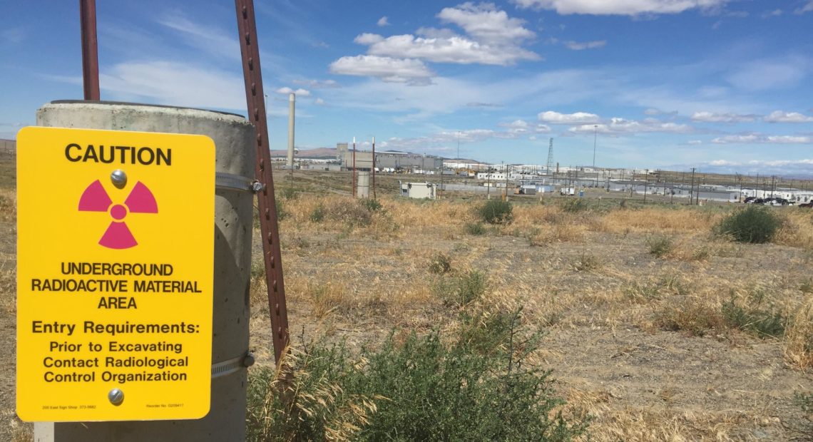 Demolition work at the Plutonium Finishing Plant at the Hanford Site is a year behind schedule and the project has been plagued with the spread of radioactive waste. CREDIT: ANNA KING