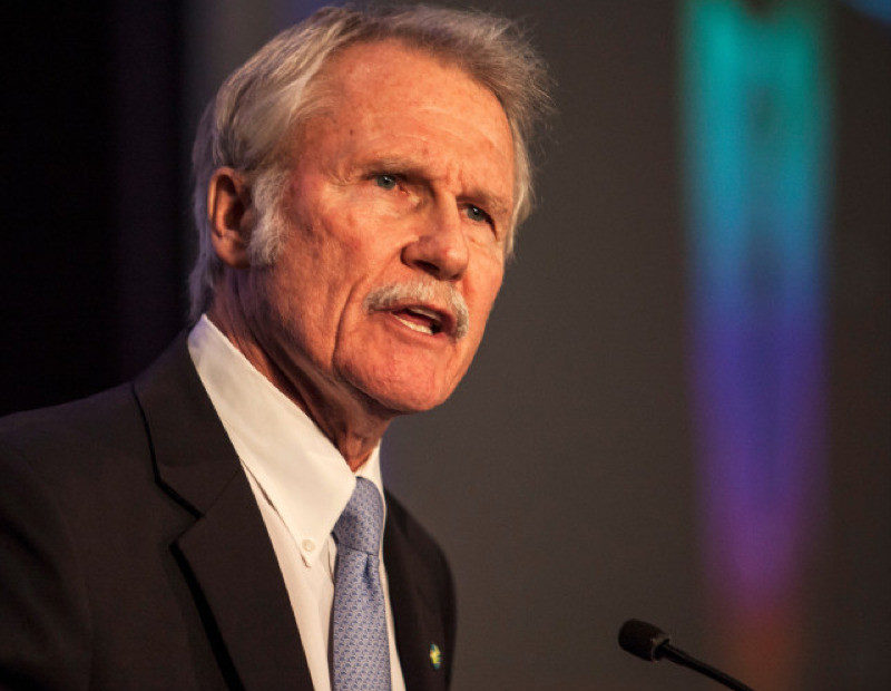 Former Oregon Gov. John Kitzhaber resigned in 2015 amid suspicion that his fiancee used her relationship with him to secure consulting contracts. CREDIT: ALAN SYLVESTRE