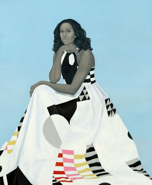 Michelle Obama's official portrait