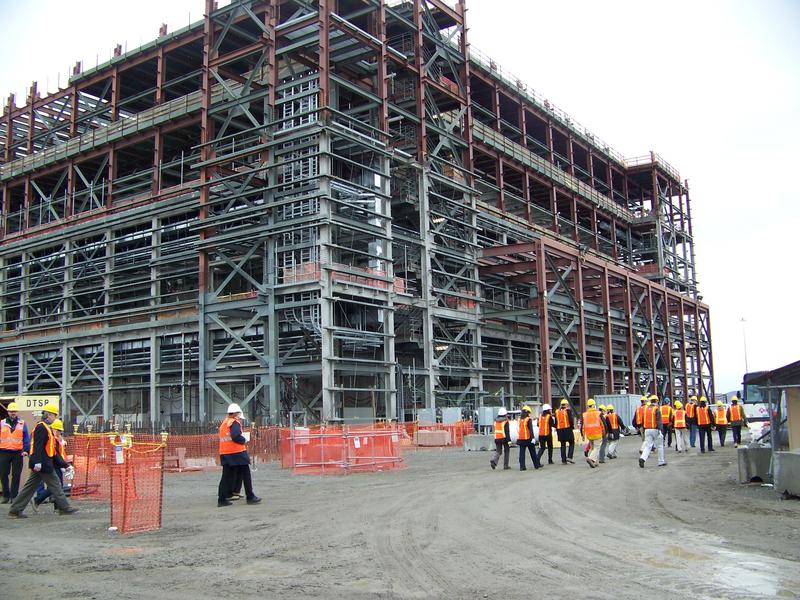 File photo of Hanford's waste treatment plant in March, 2013. A new letter by the U.S. Department of Energy questions the proper documentation for steel used in the structures.