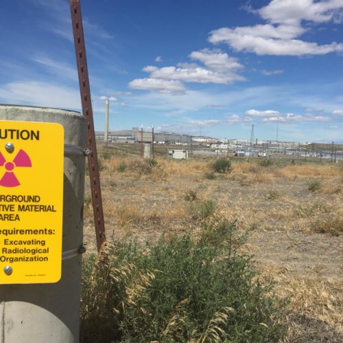 The Plutonium Finishing Plant at the Hanford Site in southeastern Washington. The site includes 56 million gallons of radioactive waster across 580 square miles.