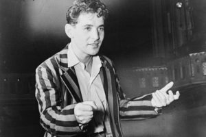 Bernstein in Striped Jacket