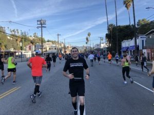 Loren Zitomersky will run the Boston Marathon backwards on Monday to raise money and awareness for epilepsy. Courtesy of Loren Zitomersky