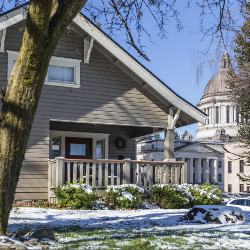 This home is one of 18 owned or used by lobbyists in Olympia's South Capitol neighborhood, across the street from the state Capitol campus. CREDIT: STEVE RINGMAN/THE SEATTLE TIMES