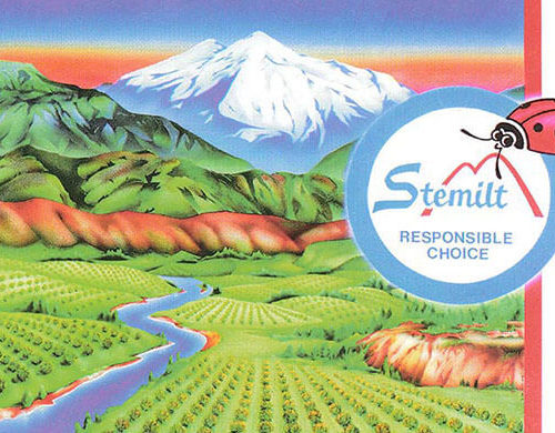 Stemilt Growers, based in Wenatchee, Wash., adopted a ladybug in its logos as part of a "Responsible Choice" campaign in 1989. Courtesy Stemilt Growers