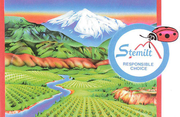 Stemilt Growers, based in Wenatchee, Wash., adopted a ladybug in its logos as part of a "Responsible Choice" campaign in 1989. Courtesy Stemilt Growers