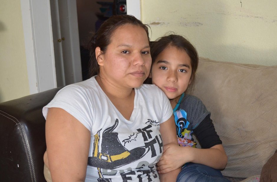 Patricia Marin says her daughter Azul has been suffering from asthma since she was just a baby. CREDIT: COURTNEY FLATT