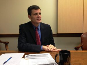 File photo. Former Washington State Auditor Troy Kelley rejected plea deals that would have allowed him to avoid a second trial -- and conviction on multiple felony counts. CREDIT: AUSTIN JENKINS