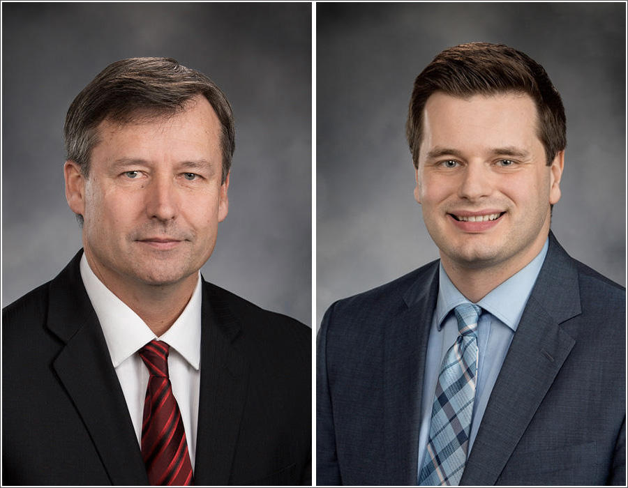 Despite ongoing investigations into their conduct, Republican Matt Manweller of Ellensburg, left, and Democrat David Sawyer of Tacoma have filed to run for re-election to the Washington House. CREDIT: WASHINGTON LEGISLATURE
