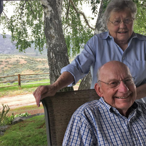 Ruth and Richard Tembey were both born in 1935. They've lived in Tonasket, Washington, almost all their lives. CREDIT: EMILY SCHWING/N3