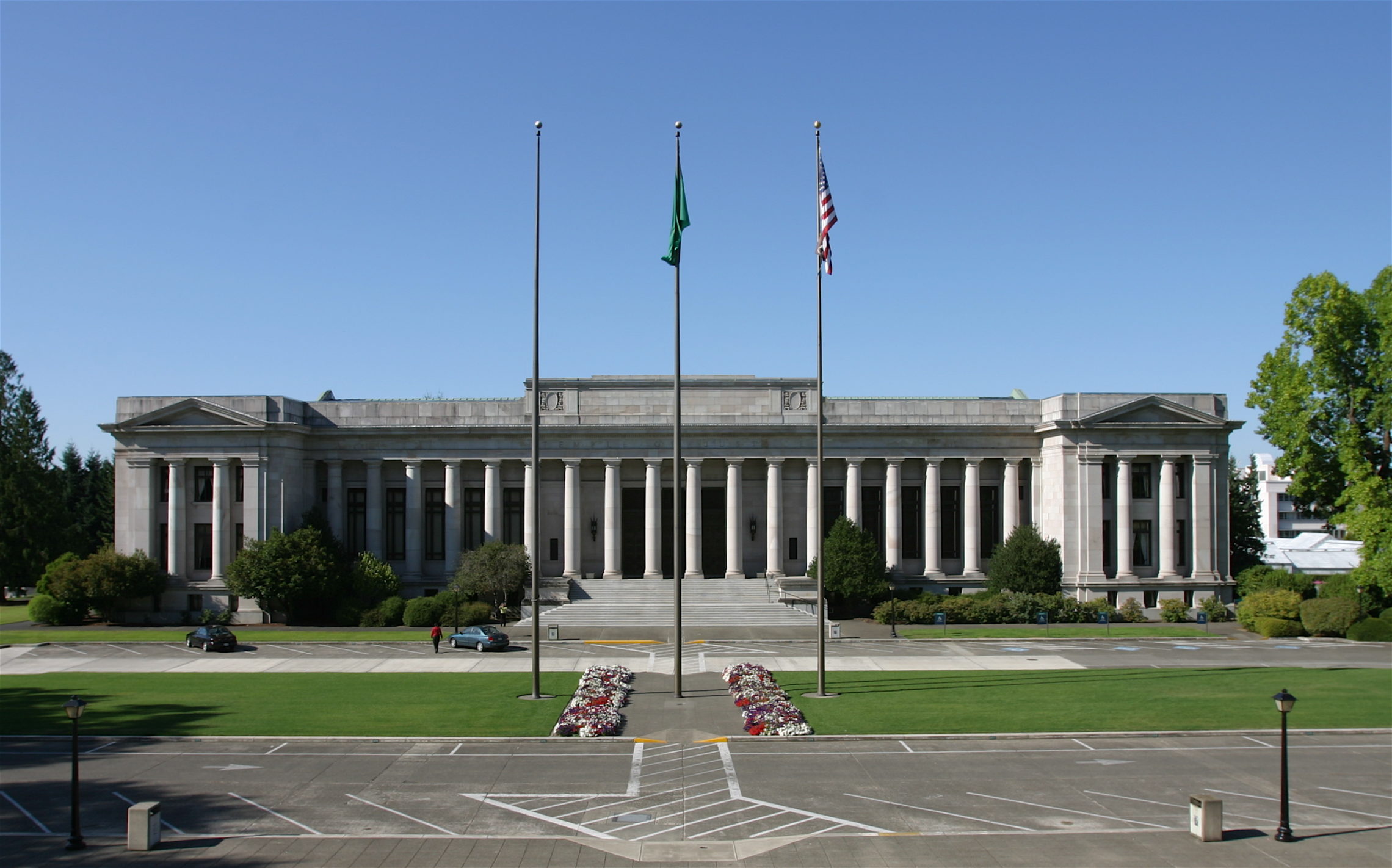 The Temple of Justice at the Washington State Capitol in Olympia, Washington.