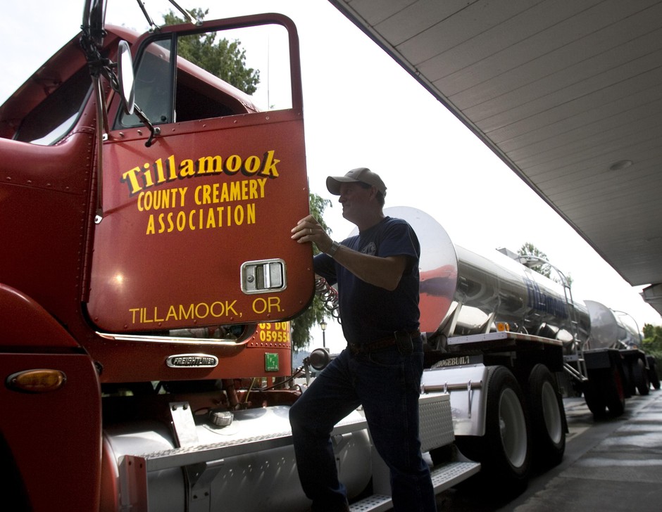 The Tillamook Creamery Association said it's discontinuing its contract with Lost Valley Farm. CREDIT: DON RYAN