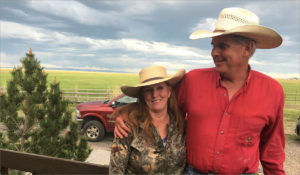 Katie and Keith Balzor say you have to be part gambler to ranch anymore, but it's what they love to do. They've been ranching together since they got married 37 years ago. CREDIT: ANNA KING / NORTHWEST NEWS NETWORK