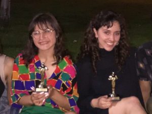 Actress Leonissa Duarte, 18, and director Anali Cabrera, 17, won an award from the Youth Cinema Project this year for completing their film, Luna at Moonlight.