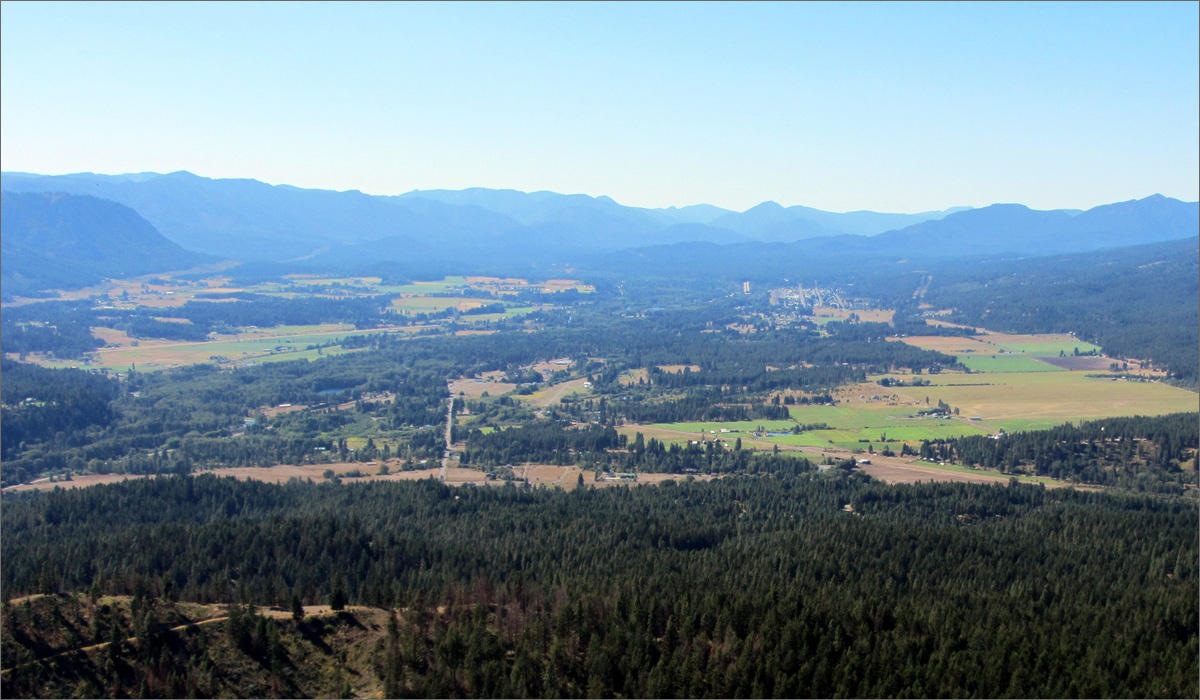 The description by the U.S. Army paratrooper of his jump from the hijacked 727 led to this valley east of Cle Elum, Washington. CREDIT TOM BANSE / NORTHWEST NEWS NETWORK