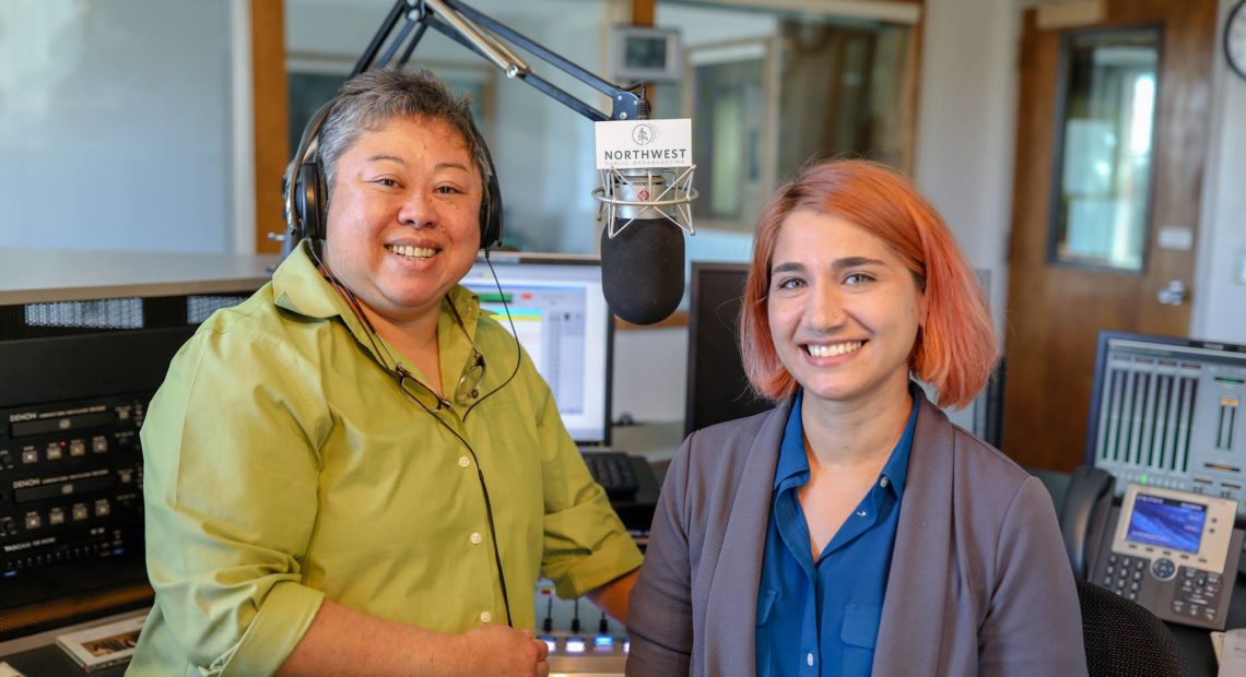 Hosts Gillian Coldsnow and Anjuli Dodhia.