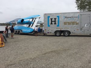 Hydroplane and Trailer