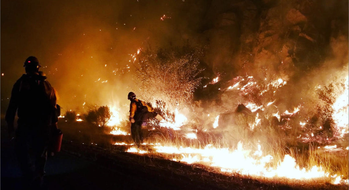 Washington fire managers responded to nearly 70 new fire starts August 11, 2018, including the Grass Valley Fire that threatened the Grand Coulee Dam area and forced hundreds of evacuations. CREDIT: INCIWEB