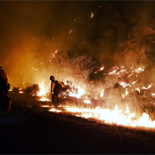 Washington fire managers responded to nearly 70 new fire starts August 11, 2018, including the Grass Valley Fire that threatened the Grand Coulee Dam area and forced hundreds of evacuations. CREDIT: INCIWEB