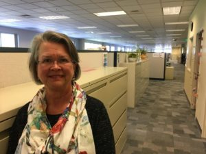 Betsy Jansen of the Department of Social and Health Services was given the job of bringing home the remaining 11 patients at Brookhaven Hospital in Tulsa. CREDIT AUSTIN JENKINS/NW NEWS NETWORK