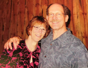 Steve and Laurie Jenks at a wedding in 2010 shortly before a head-on car crash left Laurie severely brain injuried CREDIT STEVE JENKS