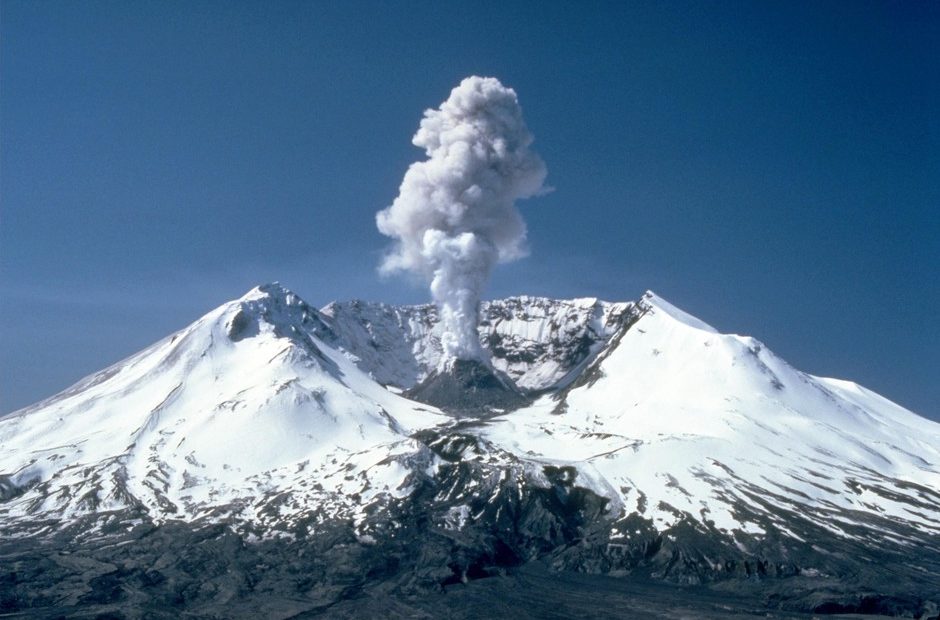 Mount St. Helens is several miles west of where it might be expected to be when looking at the Ring-Of-Fire. CREDIT: OREGON STATE UNIVERSITY