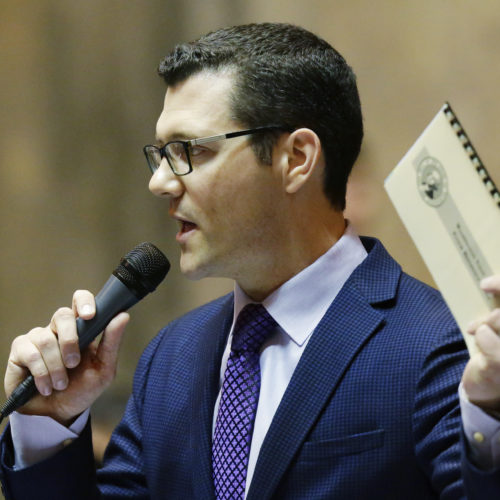 Senate Republican floor leader Joe Fain, R-Auburn. CREDIT: TED WARREN