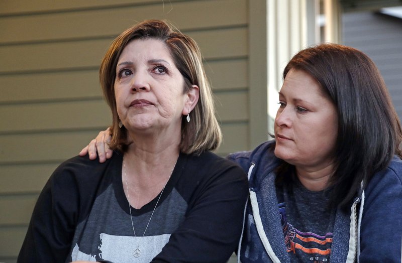 Survivors of the Oct. 1, 2017, Las Vegas shooting are still struggling to put their lives back together one year later. Chris Gilman, right, of Bonney Lake, Wash., says she still has the urge to look behind her whenever she leaves her home. Her wife, Aliza Correa, and two off-duty sheriff’s deputies helped save her.