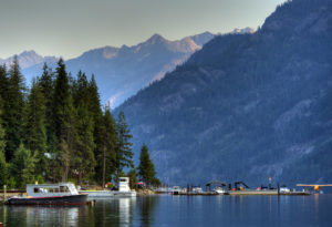 Stehekin Landing, in the Lake Chelan National Recreation Area, is a gateway to the southern unit of North Cascades National Park. CREDIT: DEBY DIXON/NPS PHOTO