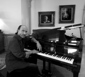 Lee Greenwood at home. CREDIT: Henry Horenstein for NPR