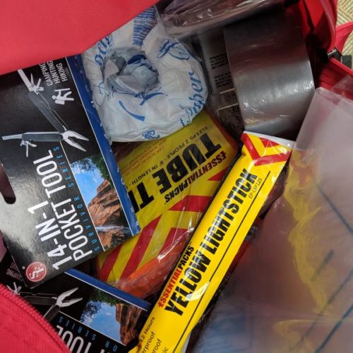 State emergency management websites have tips for what to include in your emergency kit. CREDIT: KUOW PHOTO/KJERSTIN WOOD