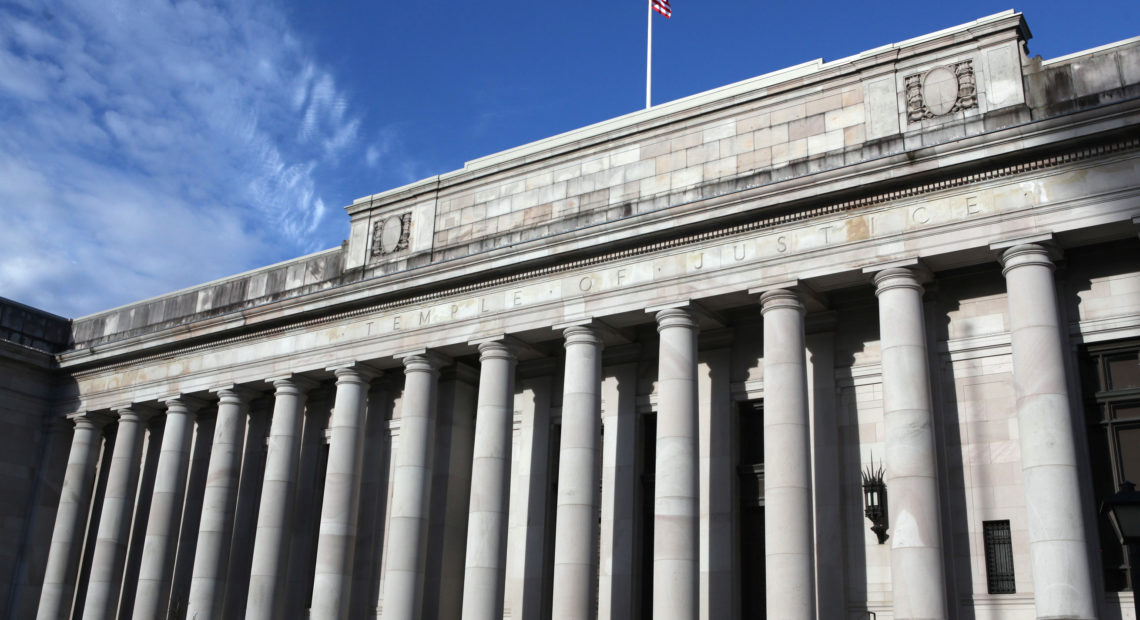 Washington State Supreme Court building in Olympia. CREDIT: TONY OVERMAN