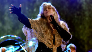 Stevie Nicks of Fleetwood Mac performs onstage during the 2018 iHeartRadio Music Festival. CREDIT: Kevin Mazur/Getty Images for iHeartMedia