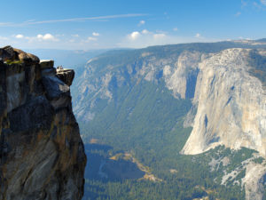 A view from Taft Point Overlook in Yosemite National Park. VW Pics/UIG via Getty Images