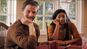 "DO go on": Ike Barinholtz and Tiffany Haddish star in The Oath. CREDIT: Topic Studios and Roadside Attractions