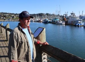 Crab fisherman Bob Eder is apprehensive about the prospect of sea otter reintroduction. CREDIT: TOM BANSE 