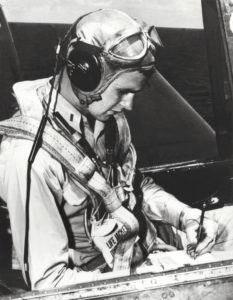 Bush served in the U.S. Navy from 1943-1945. He was the youngest pilot in the Navy during World War II.