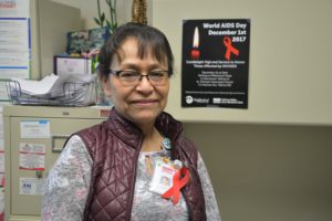 Angeles Pulido has been a nurse for 18 years, inspired to get trained and work with HIV/AIDS patients in Yakima after reading a Time magazine article. CREDIT: ESMY JIMENEZ/NWPB